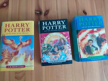 Harry Potter boeken, Engels beschikbaar voor biedingen