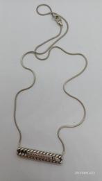 Zilveren Buddha to Buddha Ketting - 45cm, Met hanger, Ophalen of Verzenden, Zo goed als nieuw, Zilver