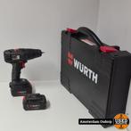 Wurth BS 18-a Compact  | 2X 18v 4.0ah | zonder lader | nette, Zo goed als nieuw