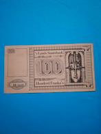 100 Franka schoolgeld Biljet uit 1945
In aunc, Ophalen of Verzenden, 100 gulden, Los biljet