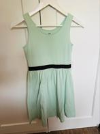 H&M lichtgroene mouwloze jurk - maat 146/152, Meisje, H&M, Ophalen of Verzenden, Zo goed als nieuw