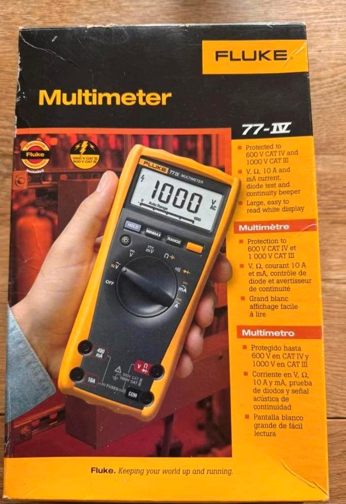 Fluke 77-IV Multimeter, Doe-het-zelf en Verbouw, Meetapparatuur, Zo goed als nieuw, Multimeter, Ophalen of Verzenden