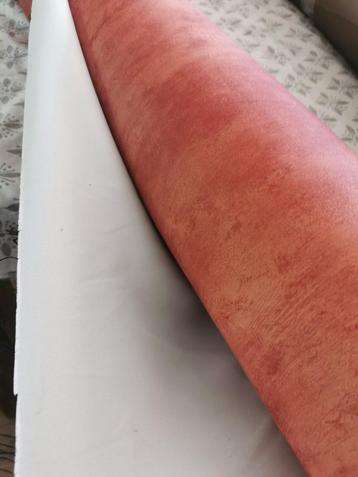 Verduisterend gordijnstof - Peru Bruin/Koral (30/40m) beschikbaar voor biedingen