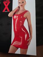 Rode latex jurk small, Kleding | Dames, Nieuw, Cocktailjurk, Ophalen of Verzenden, Maat 36 (S)