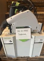 Festool TS 55 REBQ Plus invalzaag met systainer, Doe-het-zelf en Verbouw, Ophalen, Invalzaag, Zo goed als nieuw, 30 tot 70 mm