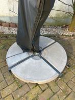 4 Parasolvoeten + Gratis Parasol, Ophalen of Verzenden, Gebruikt, Minder dan 1 meter, Parasolvoet