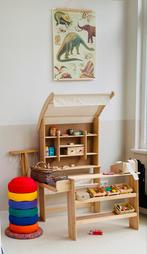 Houten speelwinkeltje met luifel, Ophalen, Gebruikt, Hout, Speelkeuken