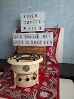 👌   Z.G.A.N.  3PITS  HALLER  OLIESTEL  4 FOTO'S, Antiek en Kunst, Antiek | Emaille, Ophalen of Verzenden