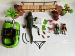 Playmobil Gangster Hovercraft - 4446 en flamingo’s en Jungle, Ophalen of Verzenden, Zo goed als nieuw, Complete set