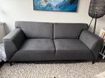 Donkergrijs bankstel + fauteuil (love seat), Huis en Inrichting, Ophalen, Gebruikt, 150 tot 200 cm, Driepersoons