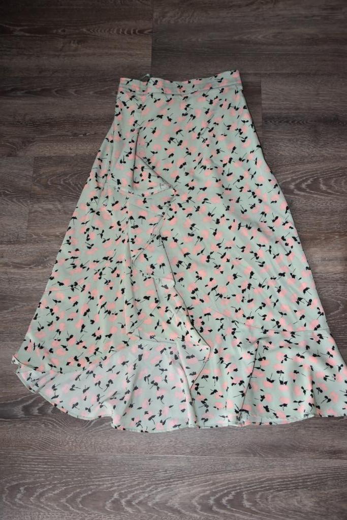 Groene rok van Lofty Manner, Kleding | Dames, Rokken, Zo goed als nieuw, Maat 34 (XS) of kleiner, Groen, Onder de knie, Ophalen of Verzenden