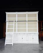 Witte Boekenkast | Winkelkast | XXL Bibliotheekkast #2178, Niet ingevuld, Metaal, Niet ingevuld, Ophalen of Verzenden