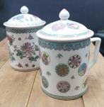 Chinese theebeker met deksel, Huis en Inrichting, Keuken | Servies, Gebruikt, Overige typen, Ophalen of Verzenden, Overige stijlen