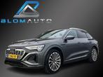 Audi Q8 e-tron 55 QUATTRO S-LINE 115 kWh 408PK ACC+MEMORY, Auto's, Audi, Automaat, 131 €/maand, Zwart, Q8 e-tron