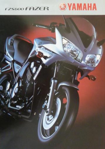 Folder YAMAHA FZS 600 Fazer 2003 beschikbaar voor biedingen