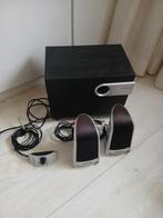 Nette philips speakerset voor computer, Computers en Software, Pc speakers, Ophalen of Verzenden, Zo goed als nieuw, Philips