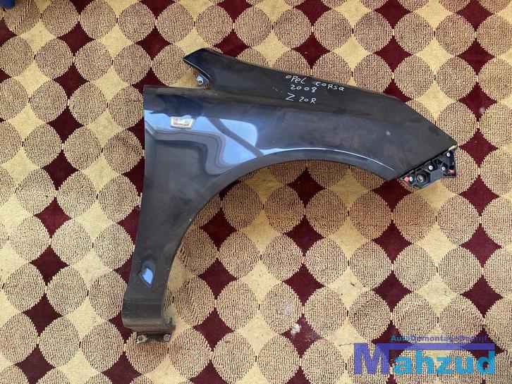 Opel Corsa D rechter zijscherm zijpanelen Z20R zwart, Auto-onderdelen, Carrosserie en Plaatwerk, Spatbord, Opel, Gebruikt, Ophalen of Verzenden