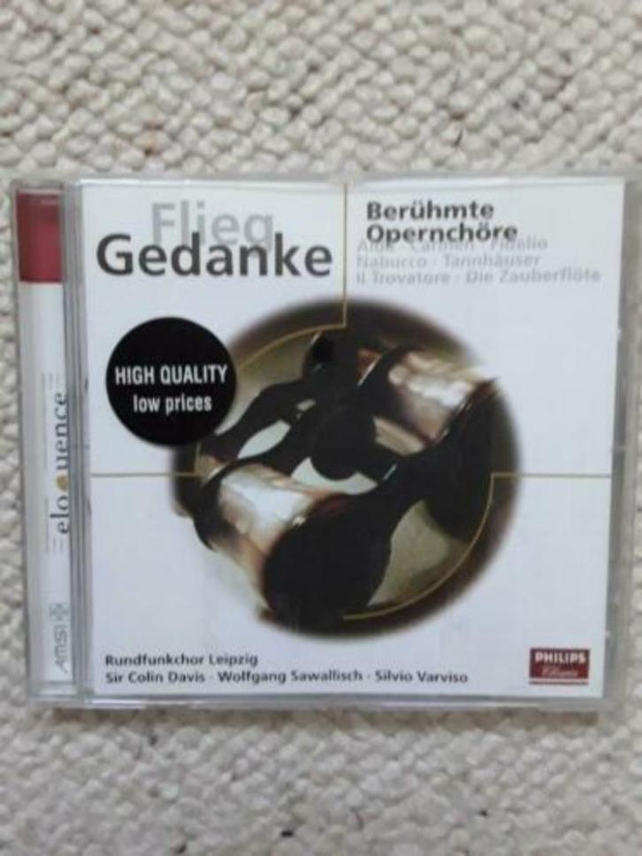 Flieg Gedanke - Berühmte Opernchöre - originele cd -, Cd's en Dvd's, Cd's | Klassiek, Zo goed als nieuw, Opera of Operette, Ophalen of Verzenden