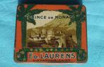 FRANS EGYPTISCH SIGARETTEN BLIK PRINCE DE MONACO ED LAURENS, Verzenden, Gebruikt, Tabaksdoos of Verpakking