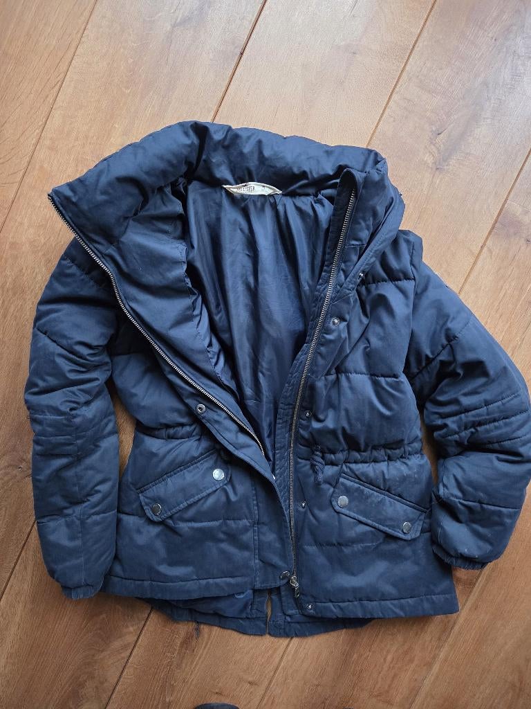Hollister winterjas maat S/M, Kleding | Dames, Jassen | Winter, Blauw, Ophalen of Verzenden, Zo goed als nieuw, Maat 36 (S)