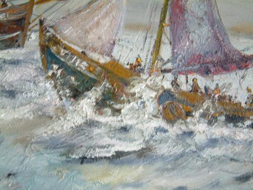 Vlissingen 15 de redders schilderij Jac Caljouw   Arnemuiden, Antiek en Kunst, Kunst | Schilderijen | Klassiek, Ophalen
