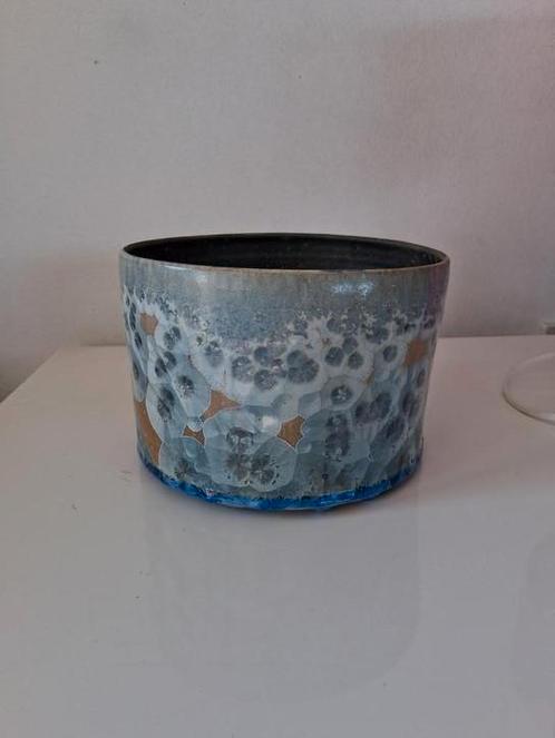 keramische pot met een uniek glazuurpatroon, Antiek en Kunst, Antiek | Keramiek en Aardewerk, Ophalen