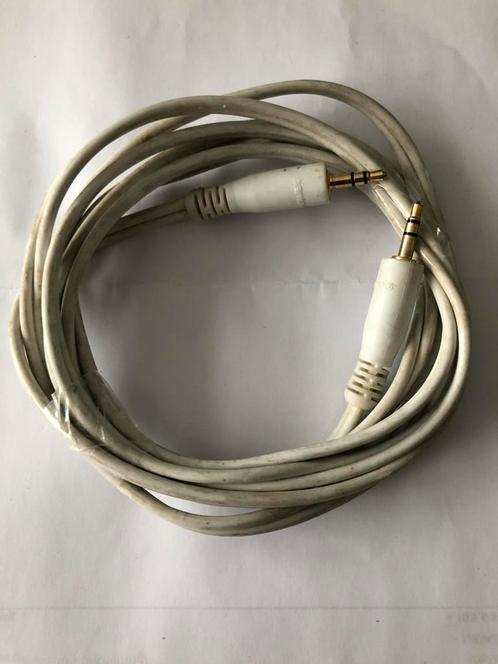 AUX kabel 3.5mm jack – 2m10 – Male to Male – Audiokabel, Computers en Software, Pc- en Netwerkkabels, Zo goed als nieuw, Ophalen of Verzenden