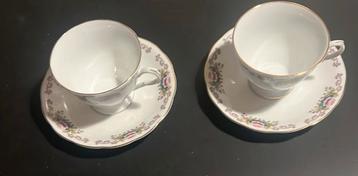 2 Kop en Schotel. Retro. beschikbaar voor biedingen