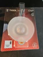 Tiger Zeepbakje Cliqit Hangend RVS nieuw in verpakking., Ophalen of Verzenden, Nieuw, Grijs, Overige typen