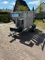 Aanhanger met Euroscaffold Rolsteiger, Doe-het-zelf en Verbouw, Steigers, Ophalen of Verzenden, Gebruikt, Rolsteiger of Kamersteiger