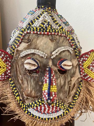 Oud Kuba Helm masker uit Congo beschikbaar voor biedingen
