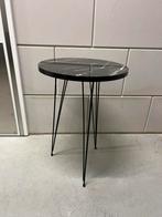Bijzettafeltje, Huis en Inrichting, Tafels | Bijzettafels, Minder dan 55 cm, Gebruikt, Rond, Hout