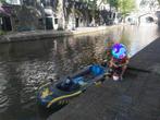Intex Seahawk 4 opblaasboot incl motorsteun en pompje, Ophalen, Gebruikt, Drie personen of meer, Overige typen