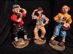 Set van 3 Clown Beeldjes, Ophalen of Verzenden, Gebruikt, Overige typen