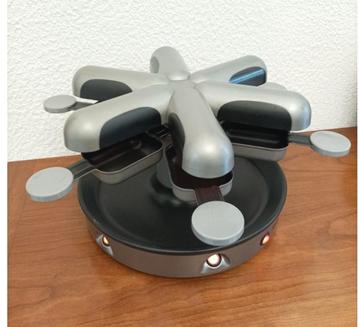 vrij unieke gourmetpan flying raclette 6 personen beschikbaar voor biedingen