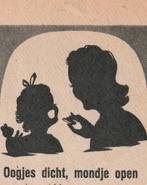 Retro reclame 1947 Van Dungen chocolade oogjes dicht, Verzenden, Overige typen