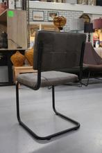 10 x eetkamerstoel Nelson Jess Design metaal leer sledestoel, Huis en Inrichting, Stoelen, Ophalen, Zo goed als nieuw, Metaal