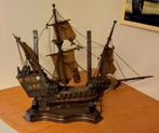 Modelschip - 60 cm lang en 50 cm hoog (inclusief steunvoet),, Ophalen of Verzenden, Overige merken