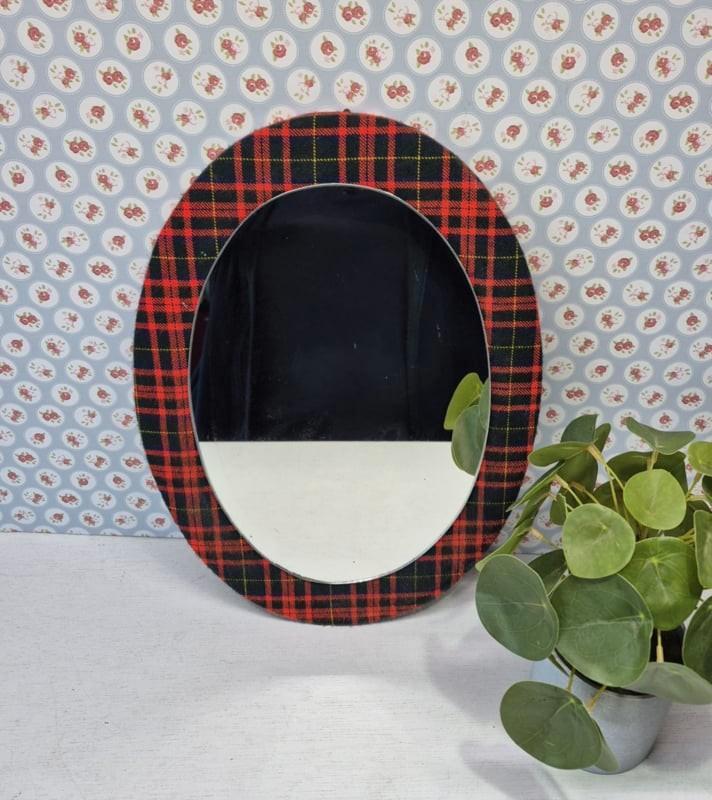 Retro spiegel, Huis en Inrichting, Woonaccessoires | Spiegels, Gebruikt, Minder dan 50 cm, Minder dan 100 cm, Rechthoekig, Ophalen of Verzenden