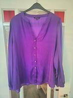 Ms mode blouse mt 54, Blouse of Tuniek, Paars, Ophalen of Verzenden, Zo goed als nieuw