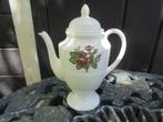 Kleine Koffie / Mokka Potje Wedgewood Moss rose roos / bloem, Ophalen of Verzenden