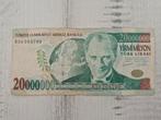Turkije 20.000.000 lira 2005, Postzegels en Munten, Ophalen of Verzenden, Overige landen