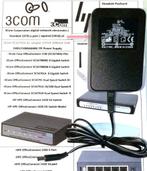 3Com 3C16742A HPE HP OfficeConnect Adapter 12V 1A 1000mA 12W, Computers en Software, Ophalen of Verzenden, Zo goed als nieuw