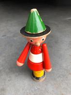 Vintage Houten Pinocchio Stapeltoren Speelgoed Antiek Speelg, Ophalen of Verzenden