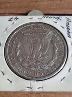 Zilveren dollar 1921 Morgan dollar, Postzegels en Munten, Munten | Amerika, Ophalen of Verzenden, Noord-Amerika