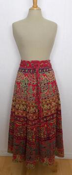 Mooie fleurige batik/folklore/India maxi wikkel print rok! M, Kleding | Dames, Maat 38/40 (M), Overige kleuren, Verzenden, Zo goed als nieuw
