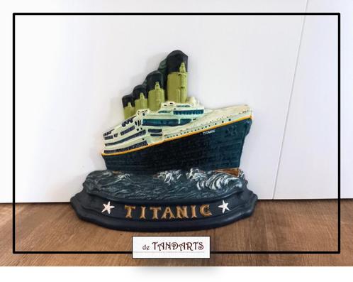 TITANIC gietijzeren deurstop - 3,2 kilo - 33 cm, Huis en Inrichting, Woonaccessoires | Deurstoppers, Binnen, Ophalen of Verzenden
