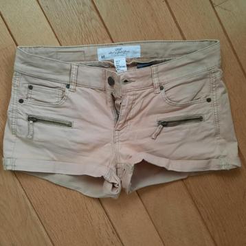 H&M LOGG hotpants korte broek camel bruin maat 38 beschikbaar voor biedingen