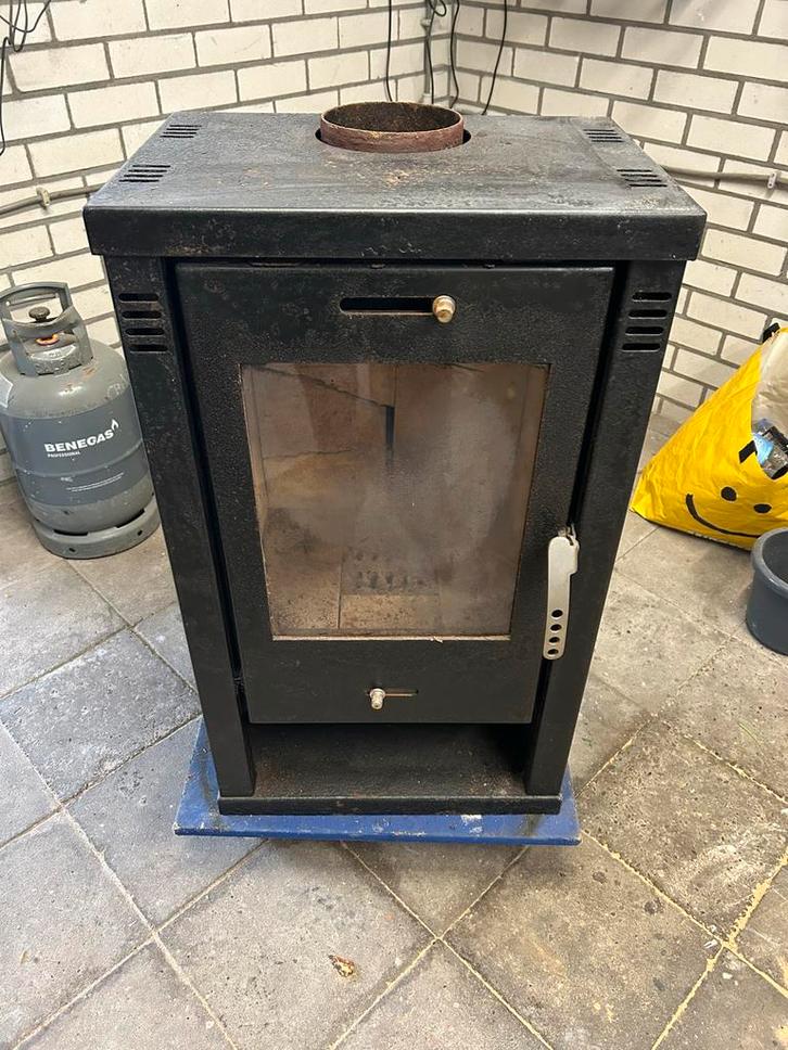 Houtkachel, Huis en Inrichting, Kachels, Gebruikt, Vrijstaand, Houtkachel, Hout, Ophalen