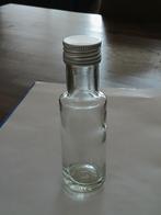 nieuwe glazen olie of azijnflesjes (rond, 100ml) met dop, Ophalen of Verzenden, Nieuw, Glas, Pot, Bus of Blik